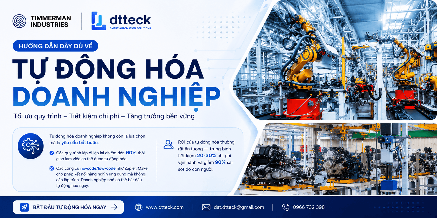 Hướng dẫn đầy đủ về tự động hóa doanh nghiệp